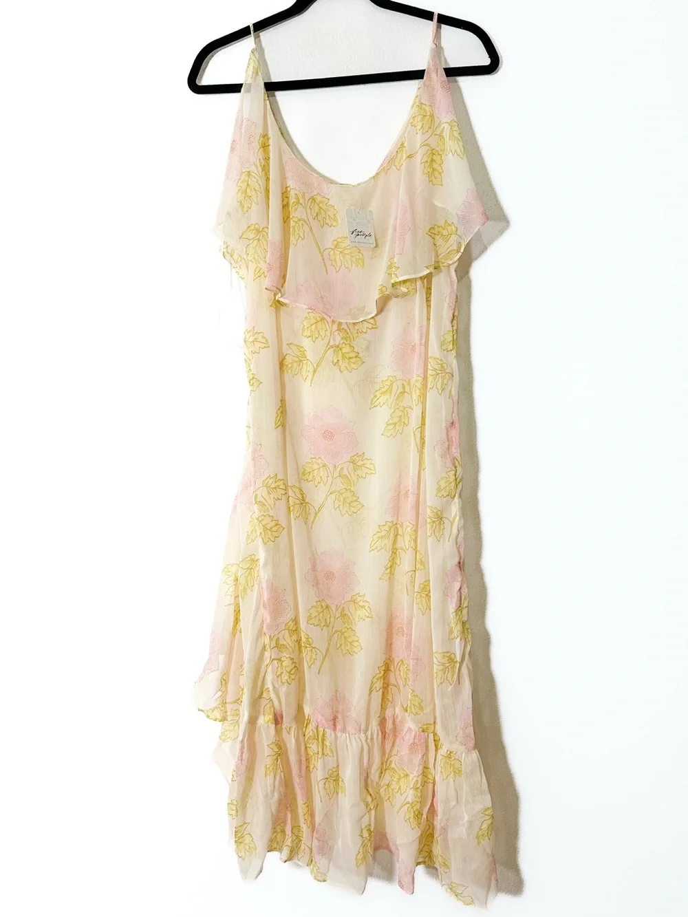 Free People Sunfaded Maxi Top in Tea Combo Size Large NWT